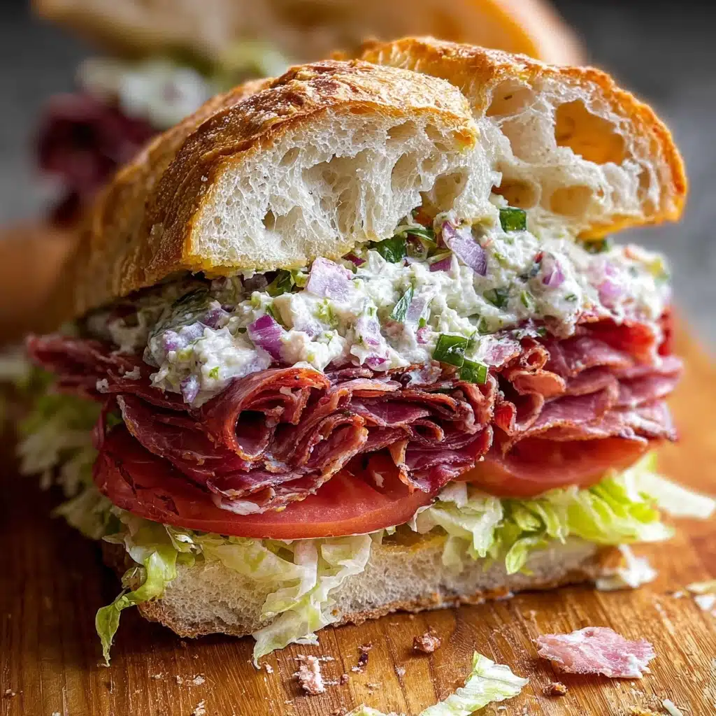 Italian Grinder Salad Sandwich (TikTok Viral Recipe) Recipe - Recipe Image