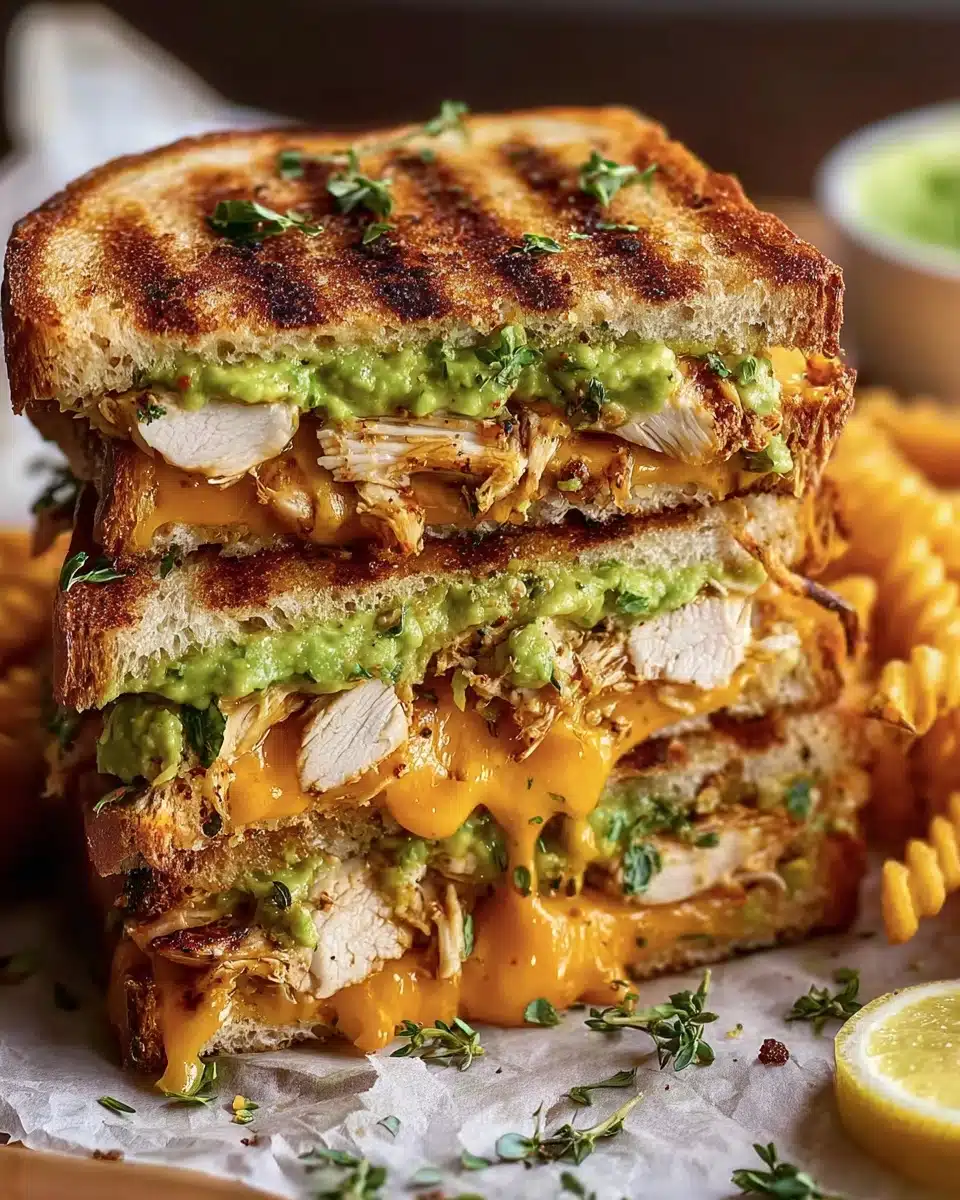 Chicken Avocado Melt Sandwich Recipe - Recipe Image