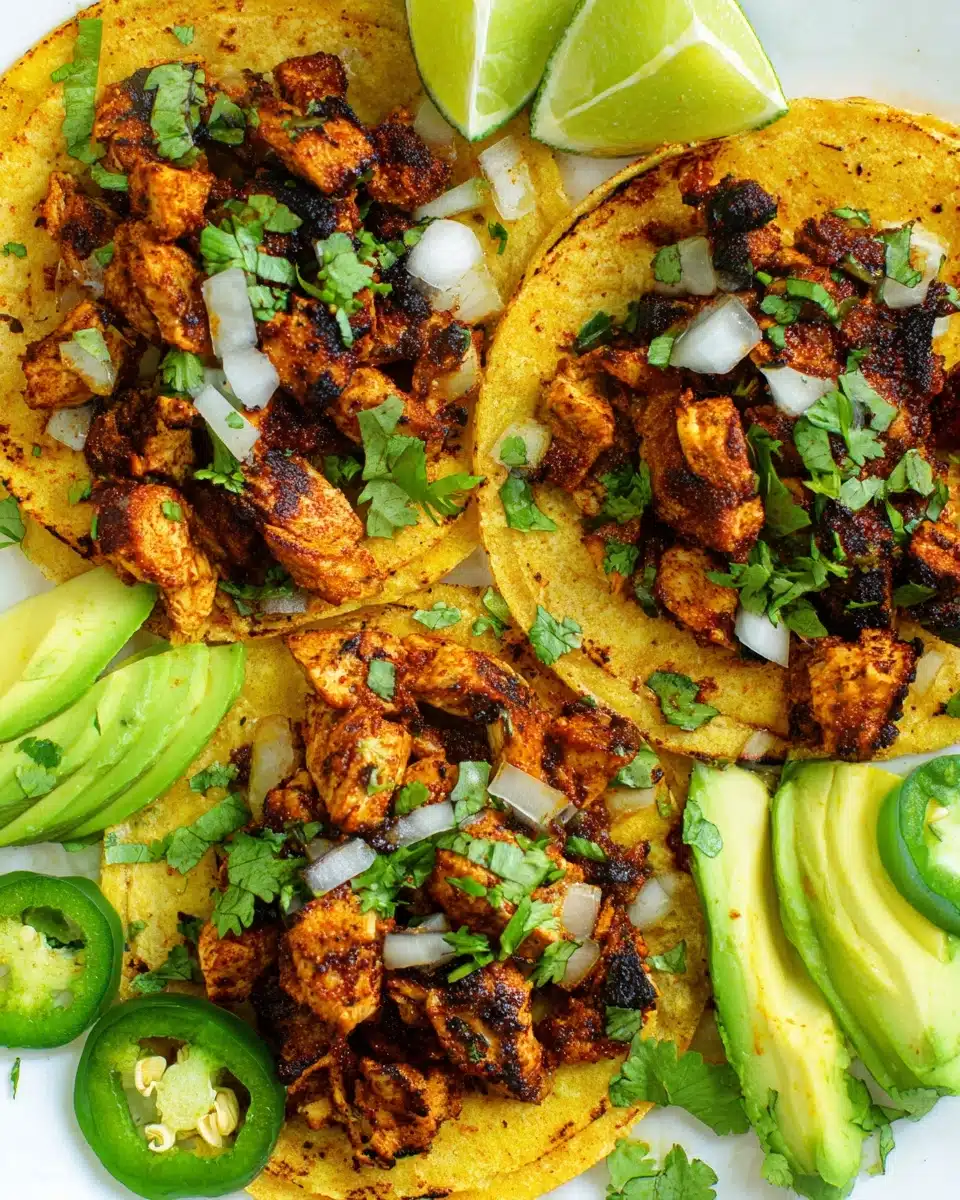 Easy Chicken Street Tacos Recipe - Recipe Image