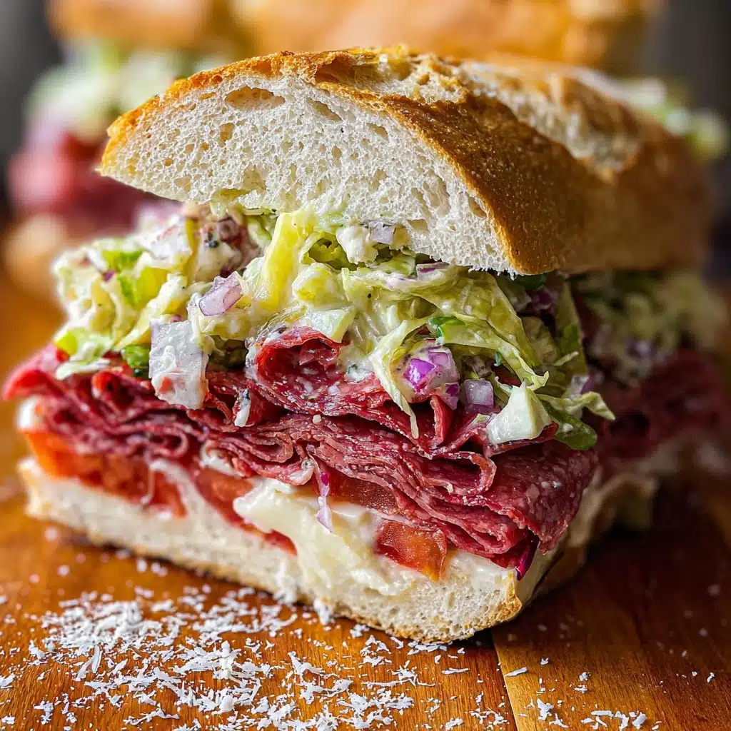 Italian Grinder Salad Sandwich (TikTok Viral Recipe) Recipe - Recipe Image