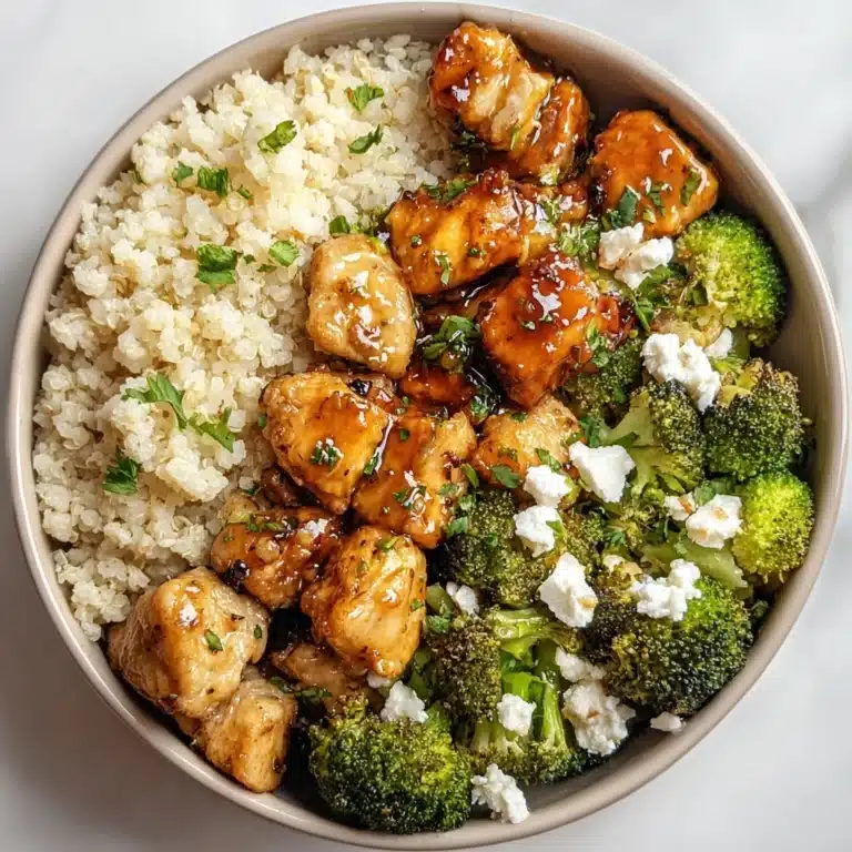 HOT HONEY CHICKEN BOWL Recipe