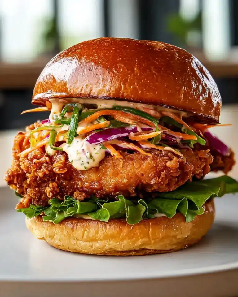 Thai Fried Chicken Sandwich Recipe