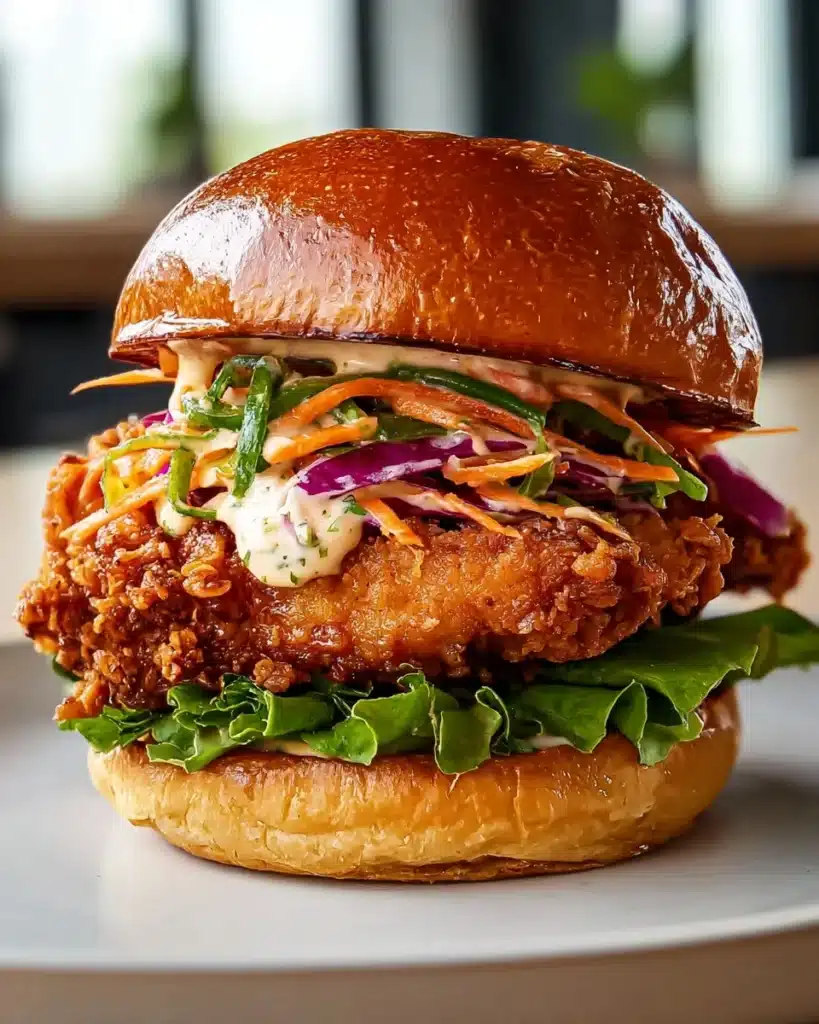 Thai Fried Chicken Sandwich Recipe