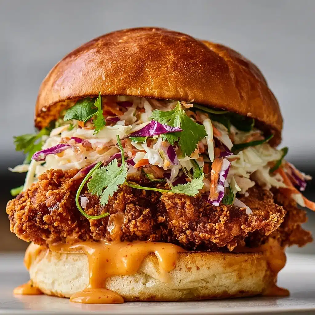 Thai Fried Chicken Sandwich Recipe - Recipe Image
