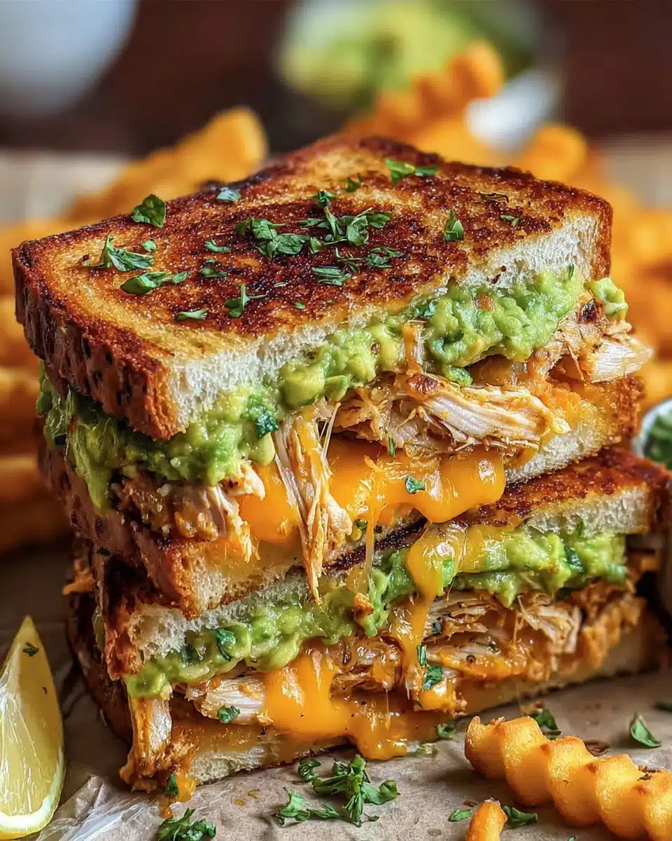 Chicken Avocado Melt Sandwich Recipe - Recipe Image