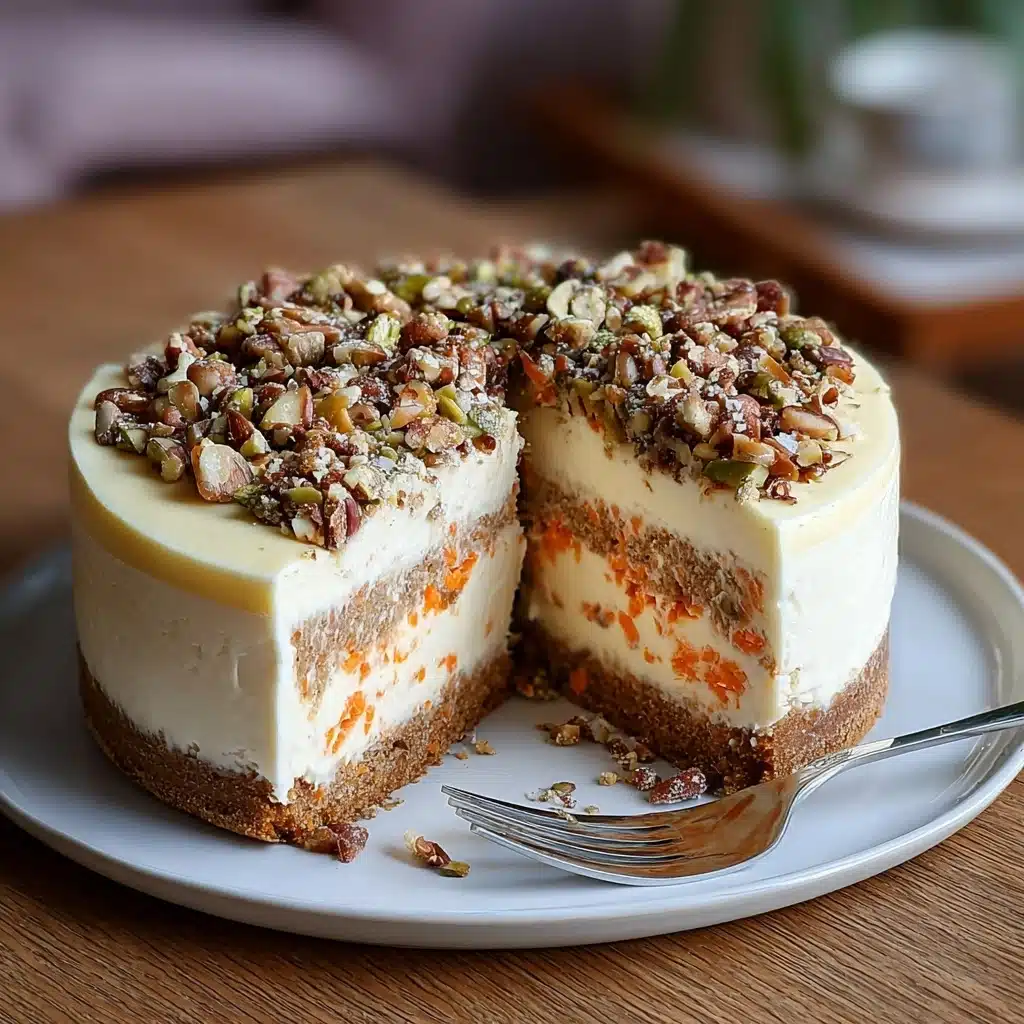 Carrot Cake Cheesecake Recipe – Easy Holiday Dessert Recipe - Recipe Image