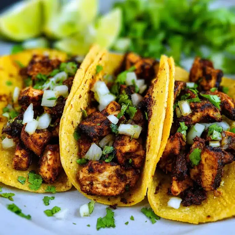 Easy Chicken Street Tacos Recipe