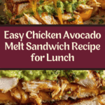 Chicken Avocado Melt Sandwich Recipe