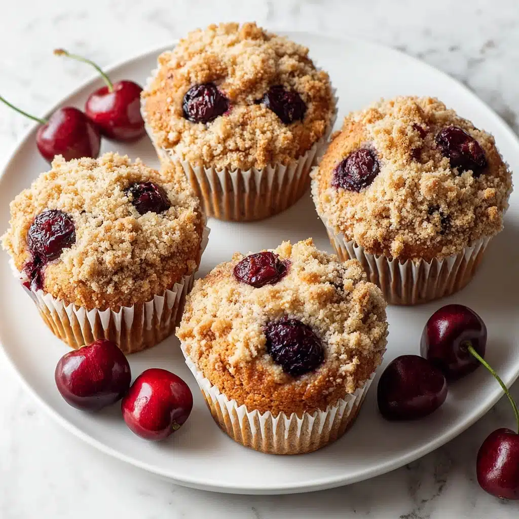 Cherry Cobbler Muffins Recipe - Recipe Image