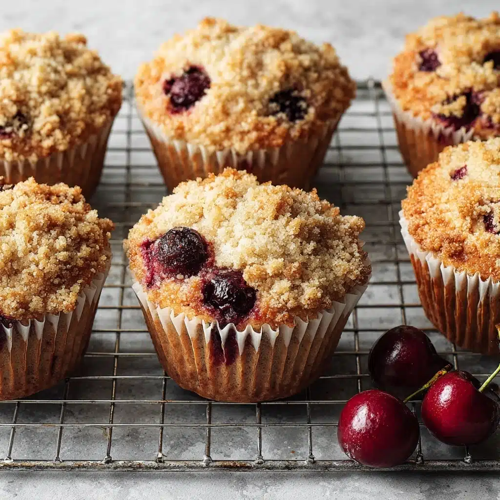 Cherry Cobbler Muffins Recipe - Recipe Image