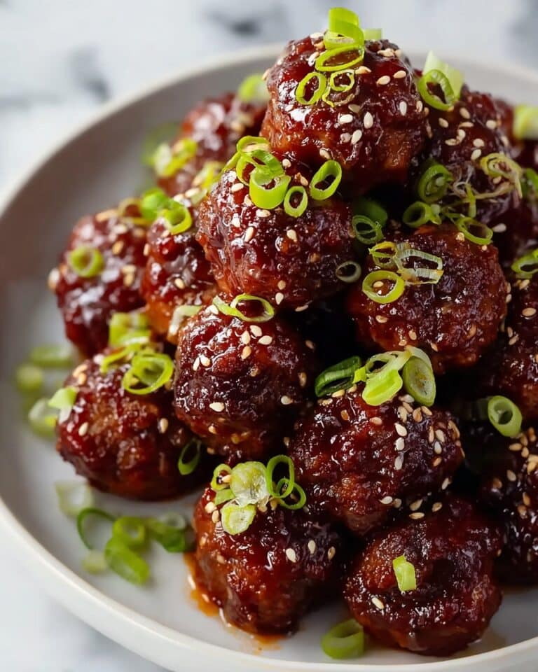 Korean BBQ Meatballs Recipe