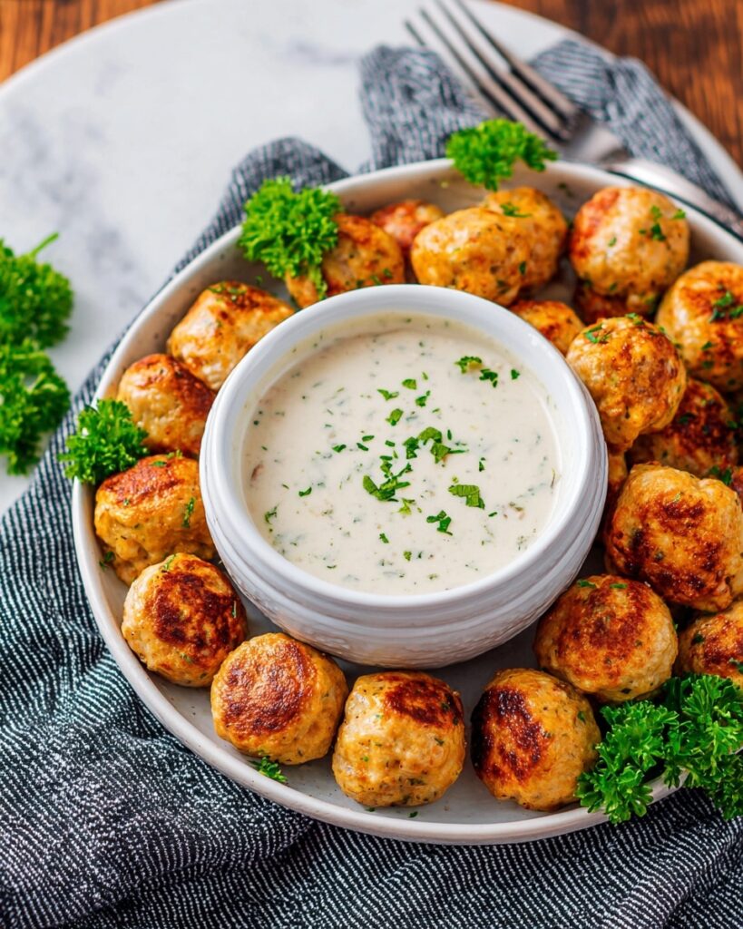 Ranch Chicken Meatballs Recipe