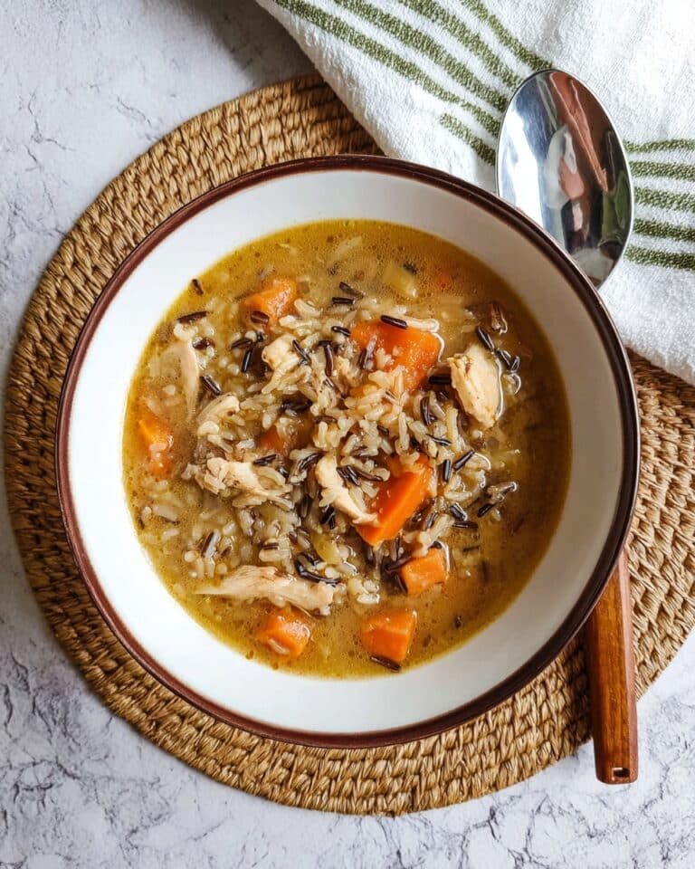 Cozy Autumn Wild Rice Soup Recipe