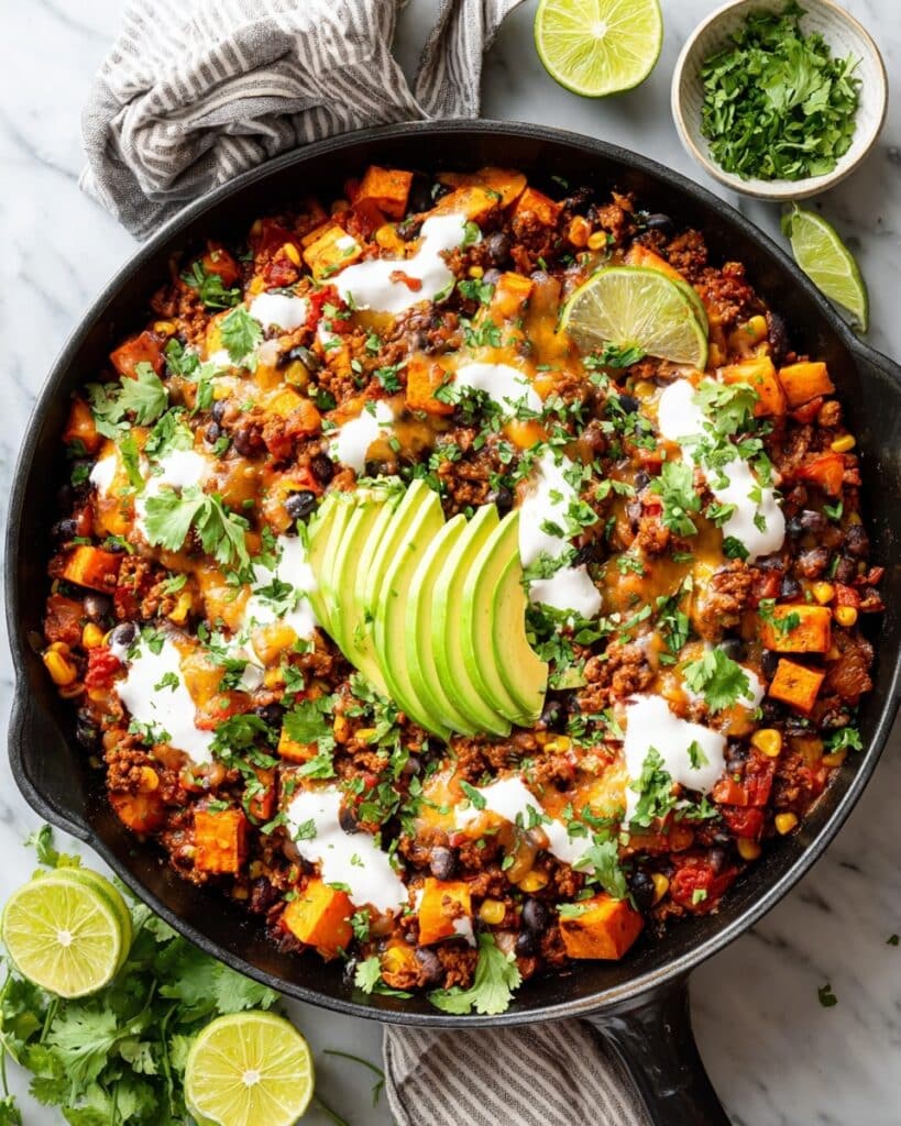 Ground Beef and Zucchini Skillet Recipe