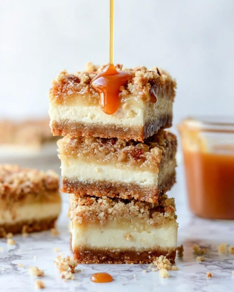 Caramel Apple Cheesecake Bars Recipe