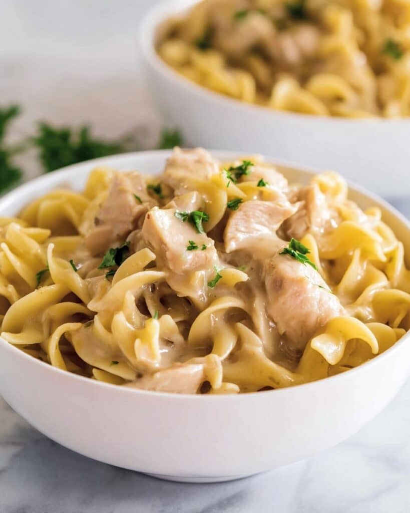 Creamy Chicken and Noodles Recipe