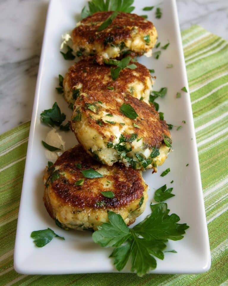 Cheese and Onion Potato Cakes Recipe