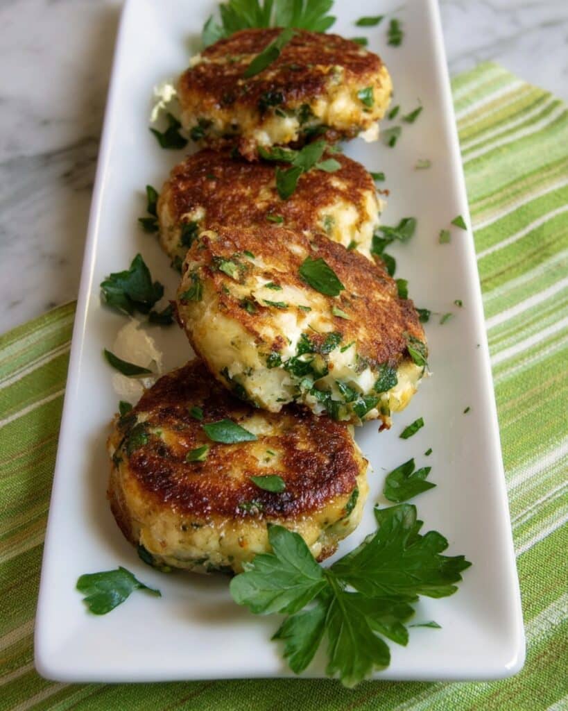 Cheese and Onion Potato Cakes Recipe
