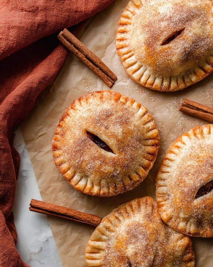 Apple Hand Pies with Flaky Pie Crust and Cinnamon Apple Filling Recipe