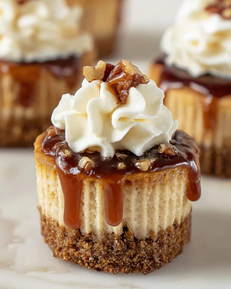 Mini Pecan Pie Cheesecakes Recipe