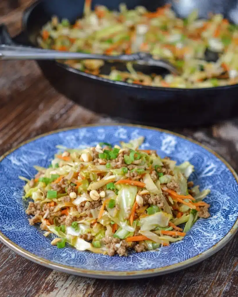 Egg Roll in a Bowl (keto + low carb) Recipe