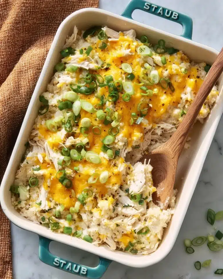 Chicken & Cauliflower-Rice Casserole Recipe