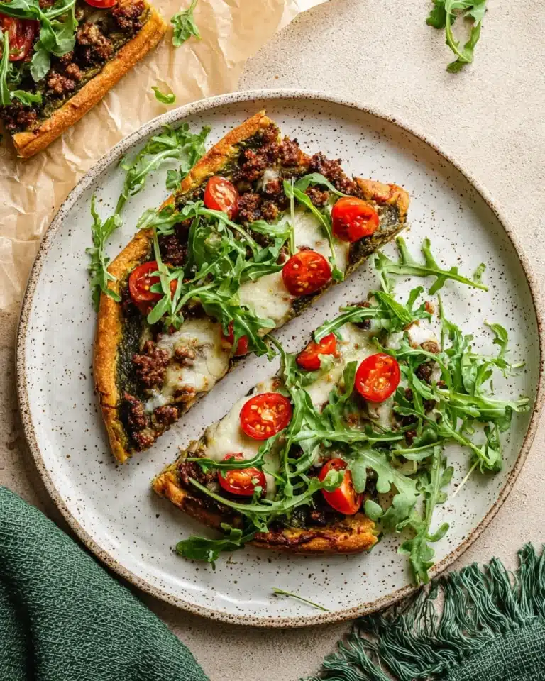 High Protein Cottage Cheese Pizza Recipe