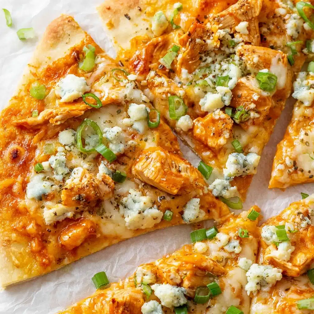 Buffalo Chicken Flatbread Recipe - Recipe Image