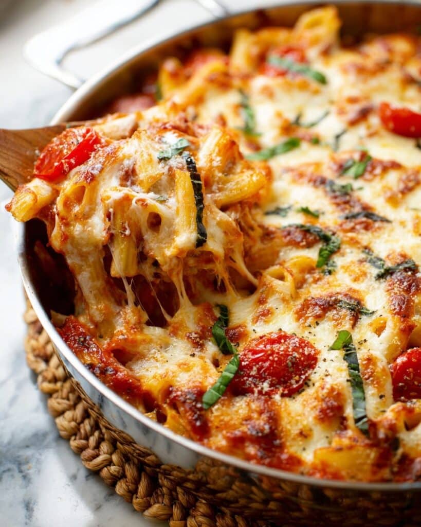 Loaded Veggie Baked Ziti Recipe