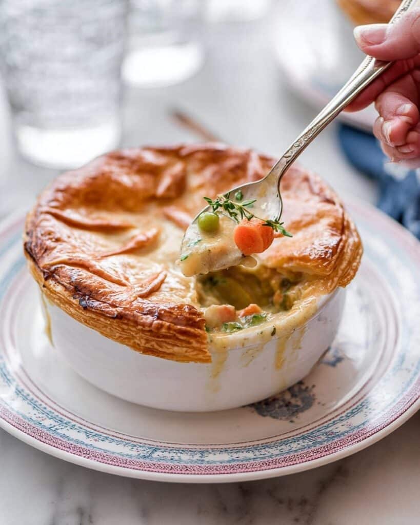 Roasted Autumn Vegetable Pot Pies Recipe