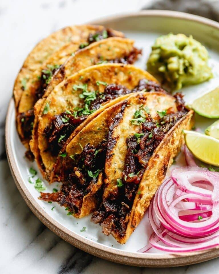Crispy Sheet Pan Black Bean Tacos (Vegetarian) Recipe