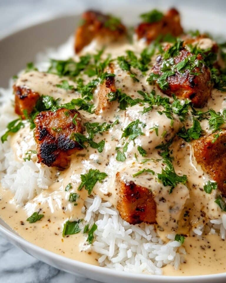Creamy Smothered Chicken and Rice Recipe