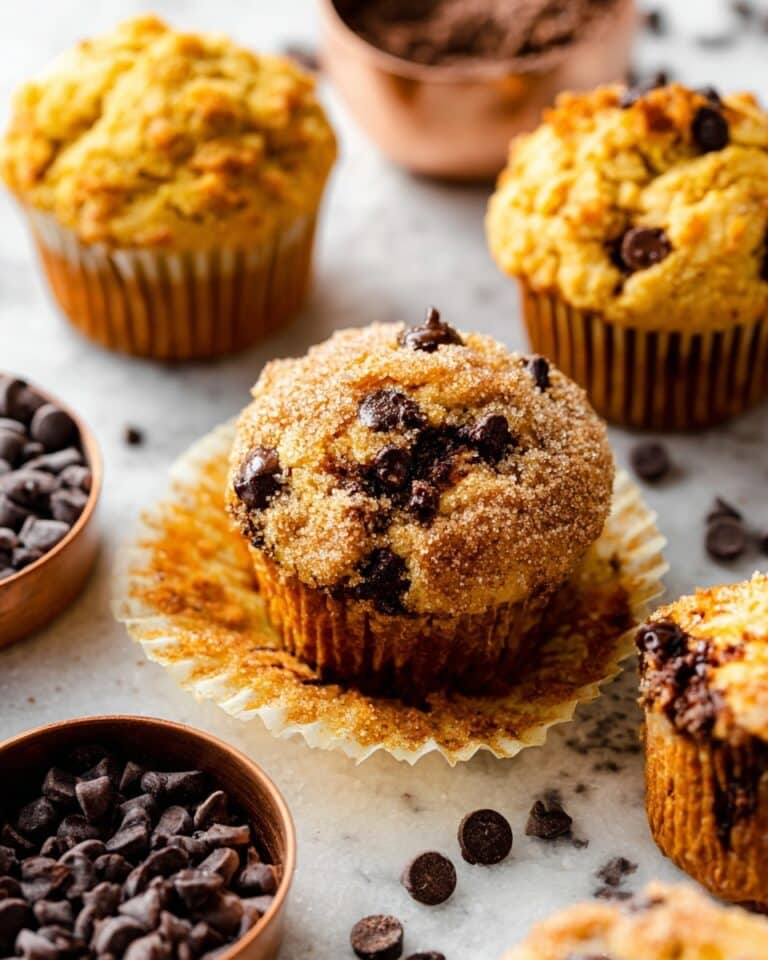 Pumpkin Banana Muffins with Chocolate Chips Recipe