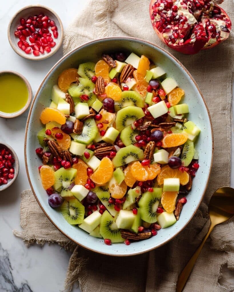 Thanksgiving Fruit Salad with Honey-Orange Dressing Recipe