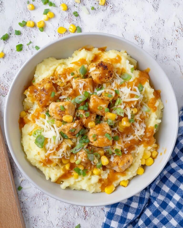 Mashed Potato Bowl with Chicken & Gravy Recipe
