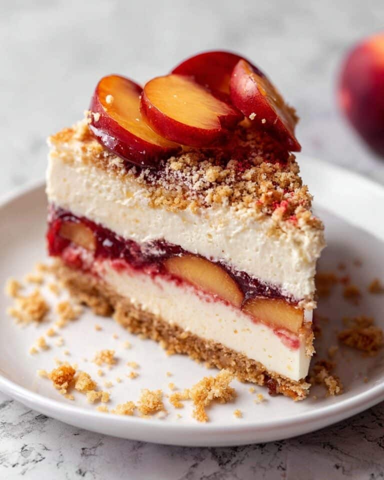 Peach Cobbler Cheesecake Recipe