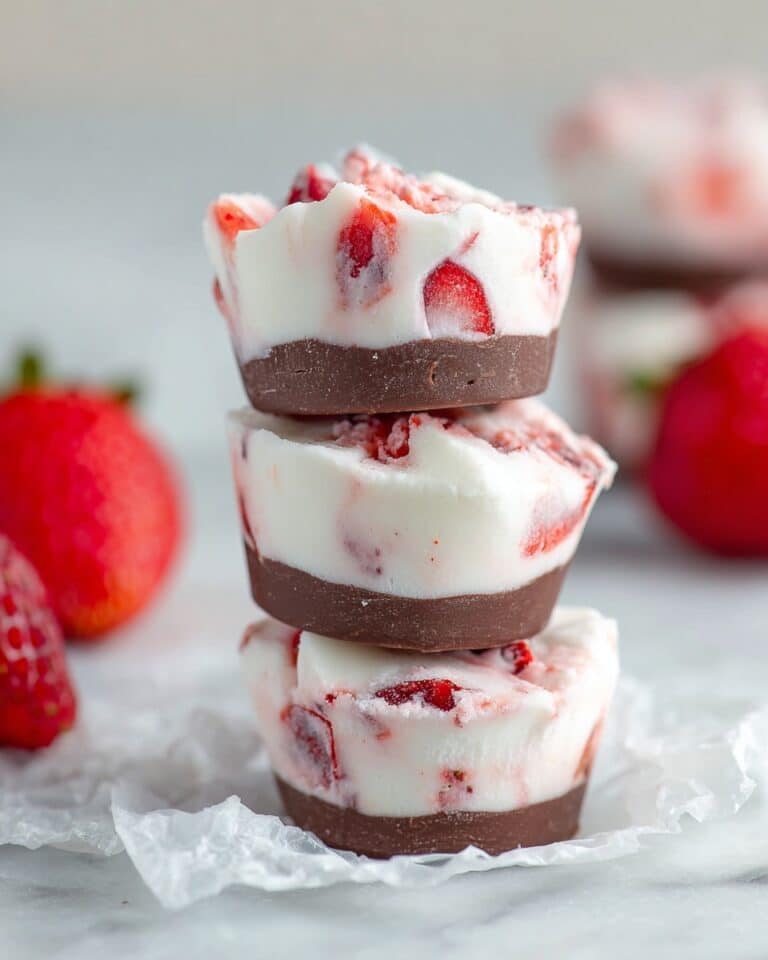 Strawberry Greek Yogurt Chocolate Bites Recipe