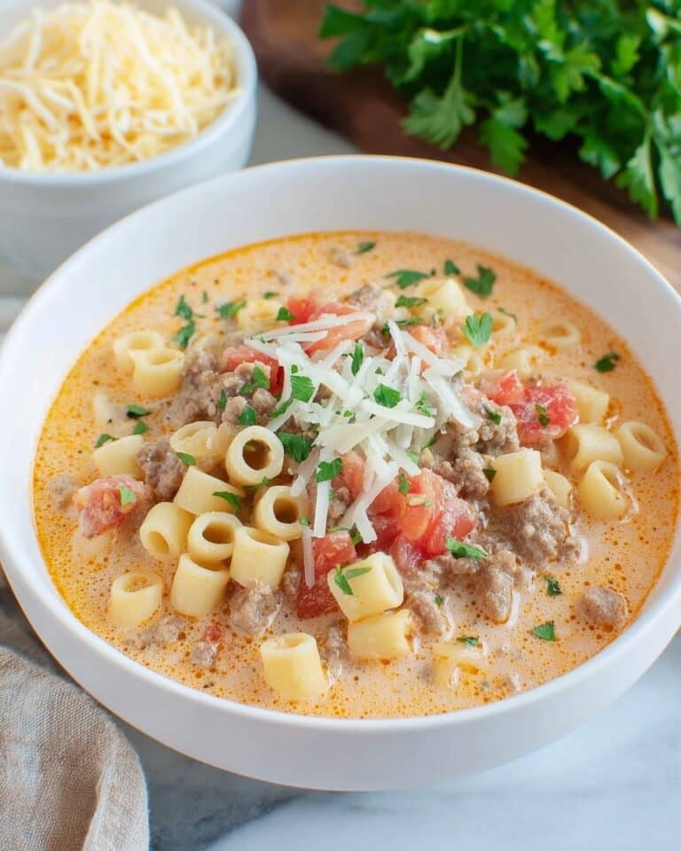 Creamy Parmesan Italian Sausage Soup Recipe