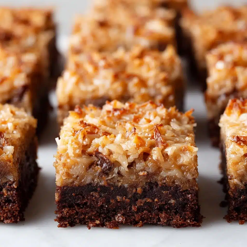 German Chocolate Brownies Recipe - Recipe Image