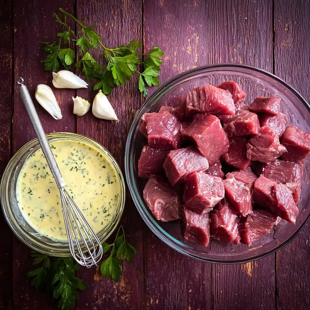 GARLIC BUTTER STEAK BITES Recipe - Recipe Image