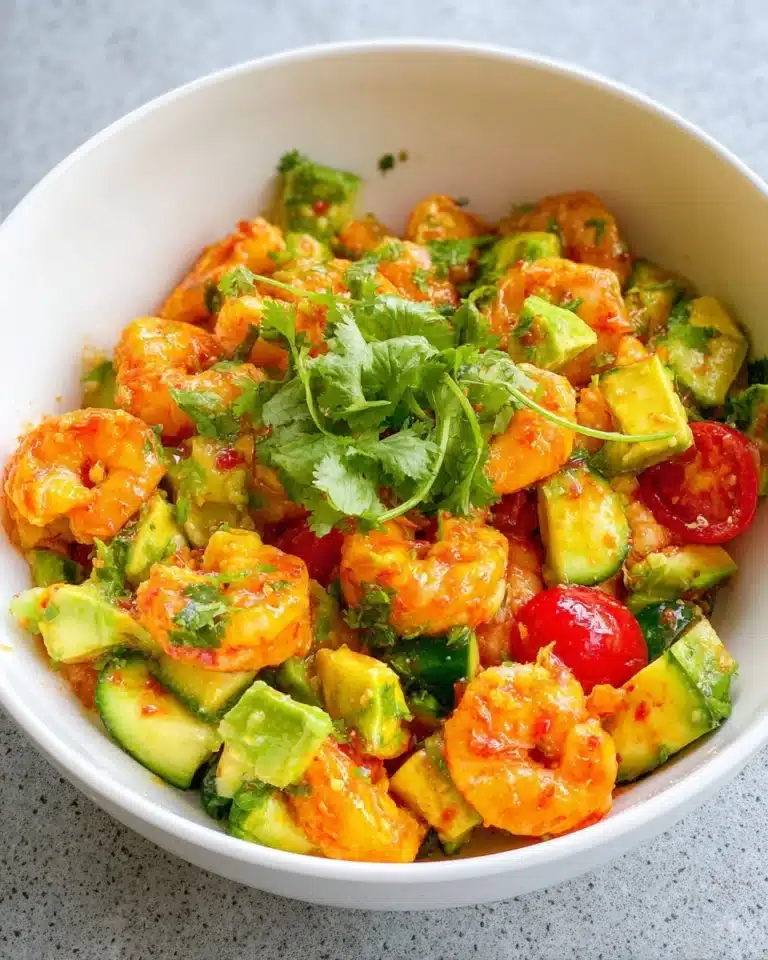 Zesty Lime Shrimp Avocado Salad Recipe