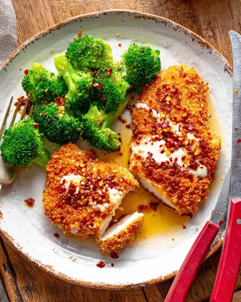 Crispy Hot Honey Feta Chicken Recipe