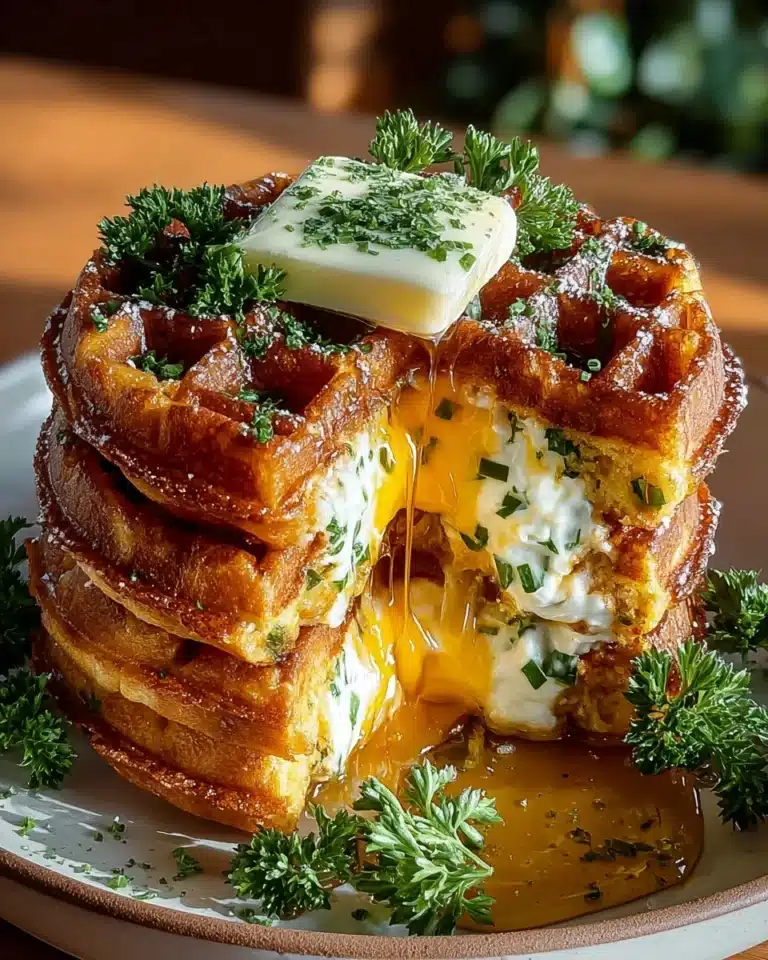 Cheddar Jalapeño Cornbread Waffles Recipe