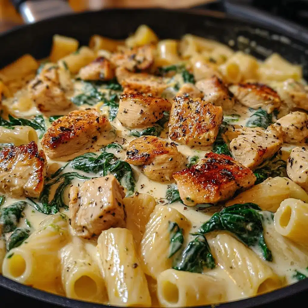 Healthy Garlic Parmesan Chicken Pasta Recipe - Recipe Image