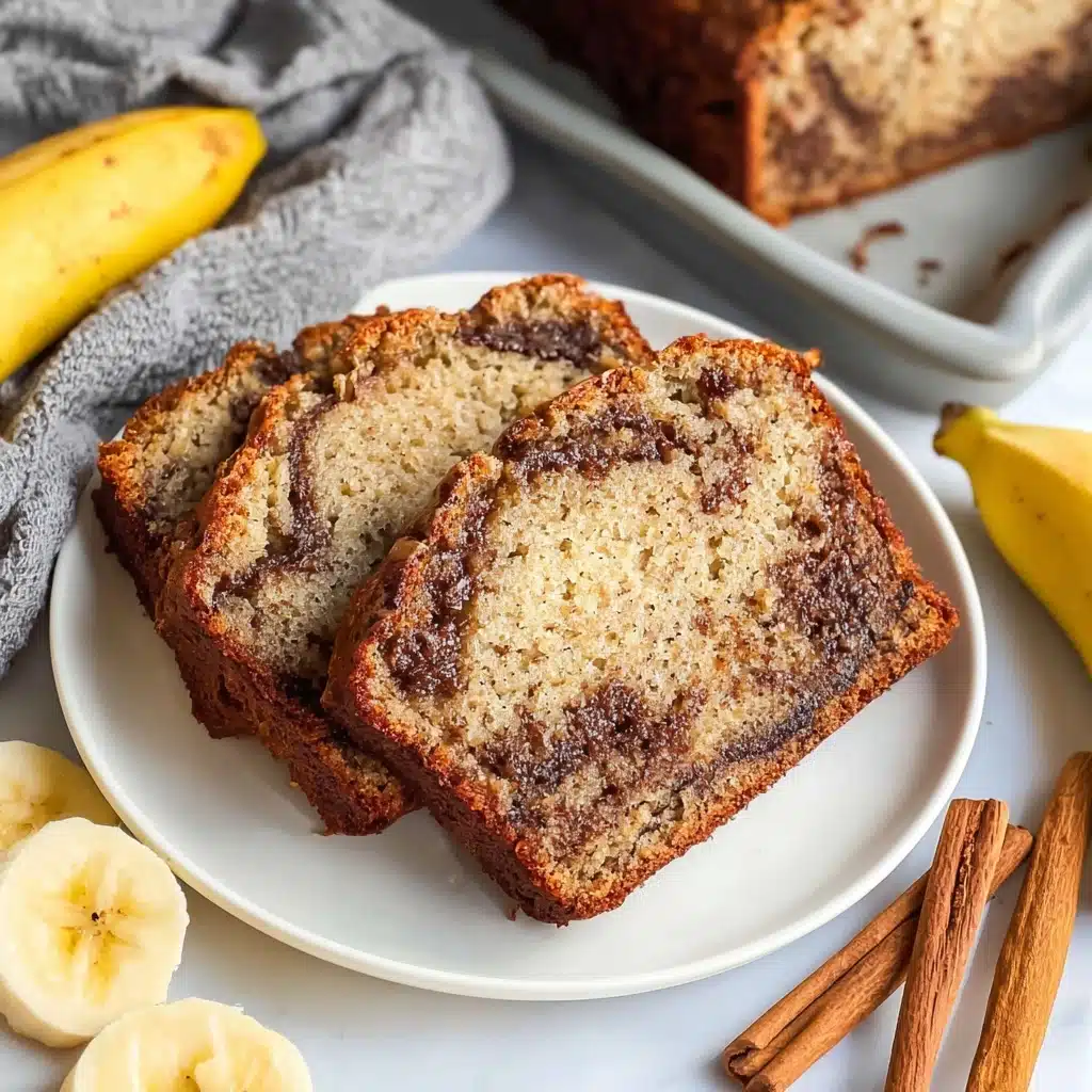 Cinnamon Swirl Banana Bread Recipe - Recipe Image