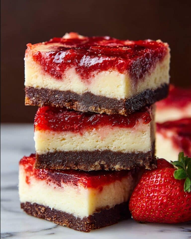 Grandma’s Strawberry Cheesecake Brownies Recipe
