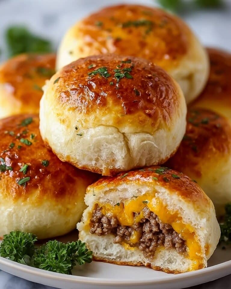 Grandma’s Garlic Parmesan Cheeseburger Bombs Recipe