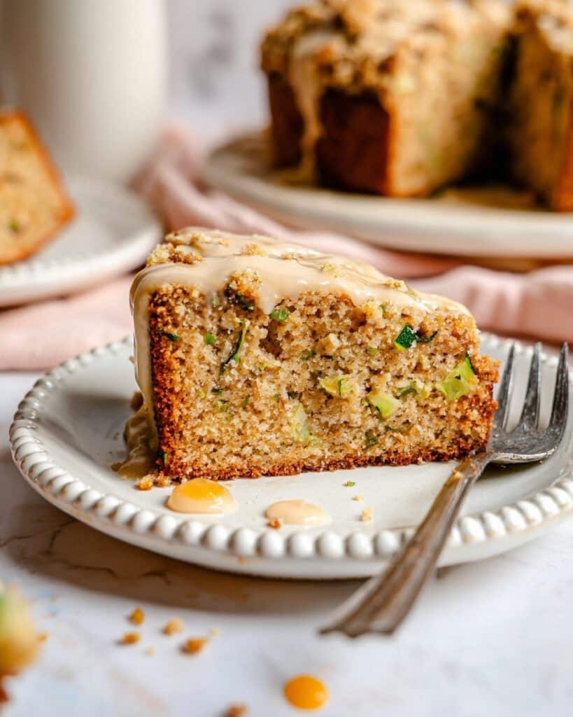 Salted Butterscotch Zucchini Coffee Cake Recipe