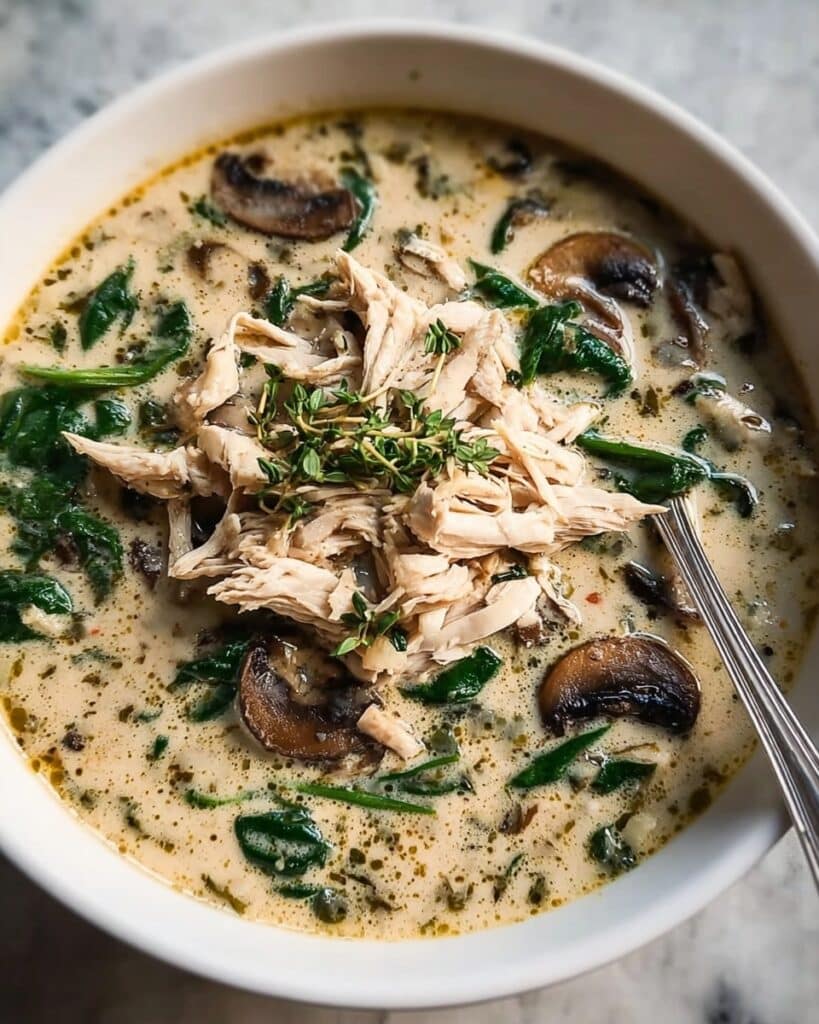 Cozy Rotisserie Chicken Mushroom Soup Recipe