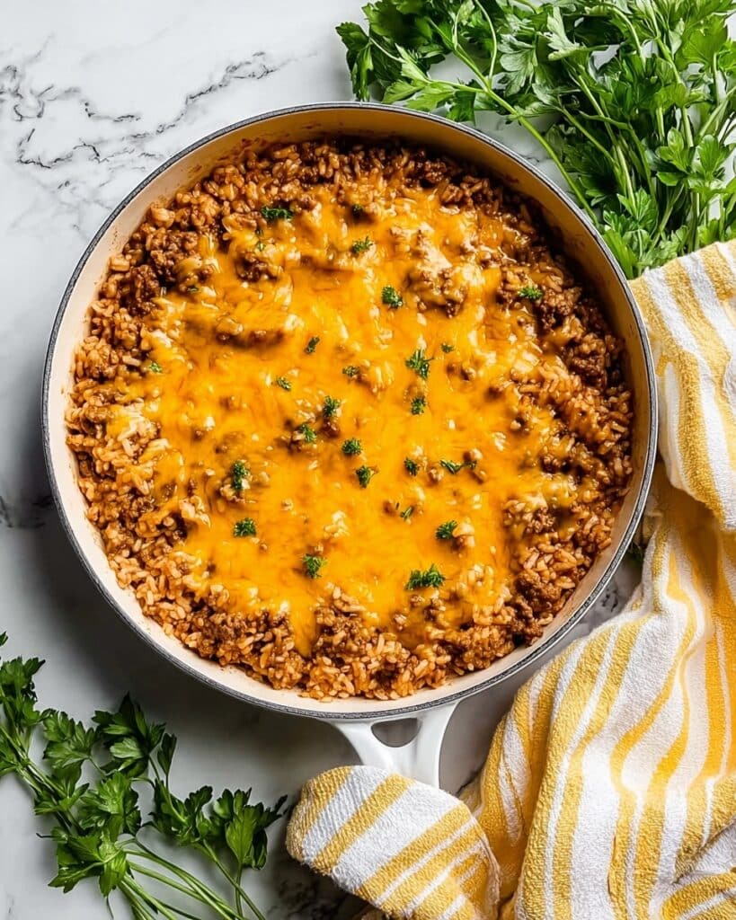 Hamburger Rice Casserole Recipe